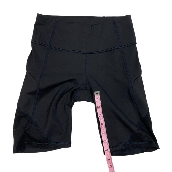 Athleta Women Size XXS Black Bike Shorts with 2 Side Zipper Pockets - Picture 14 of 14